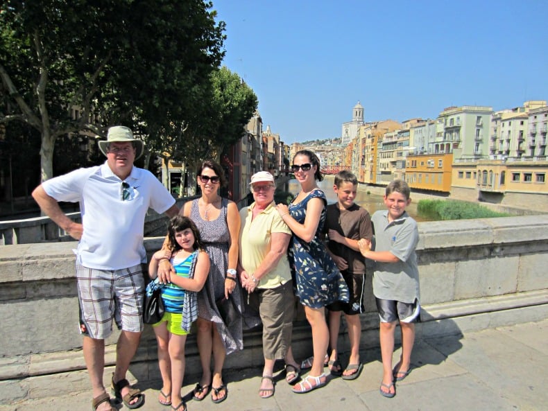 A Walking tour of Girona, Spain is a great way to engage a family with children of all ages