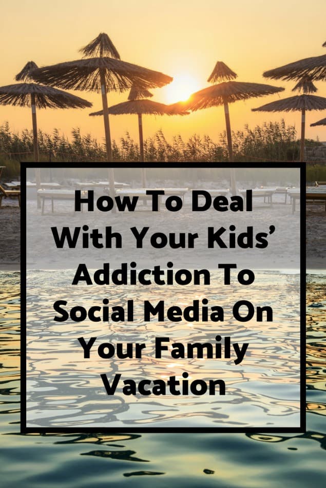 I have four kids, all of which are teenagers or older. We have travelled together as a family for 20 years. Here are 7 tricks for limiting your kid's seemingly endless obsession with their phones and their social media while on a family holiday. #travel #familytravel #travelwithkids #traveltips | all inclusive, beach, child, teen, electronics, family time, wifi, limited wifi, strategies