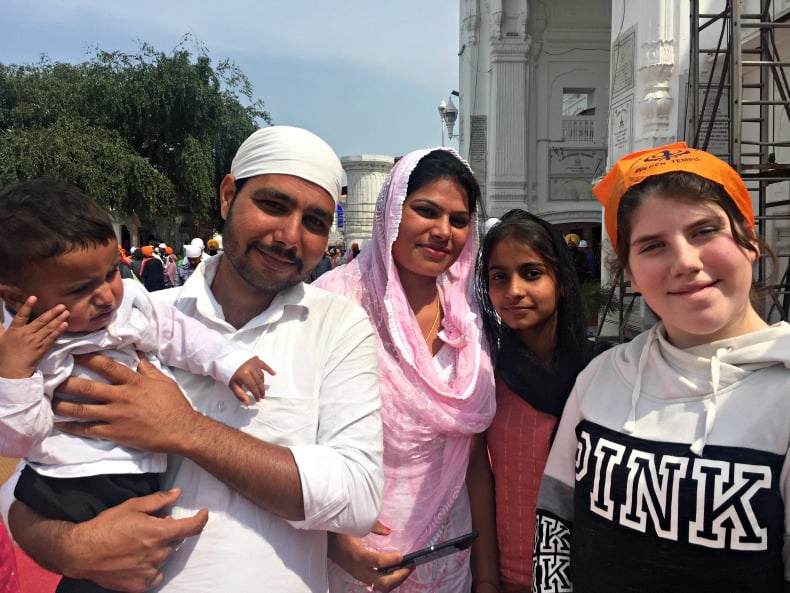 The Golden Temple in Amritsar, India.