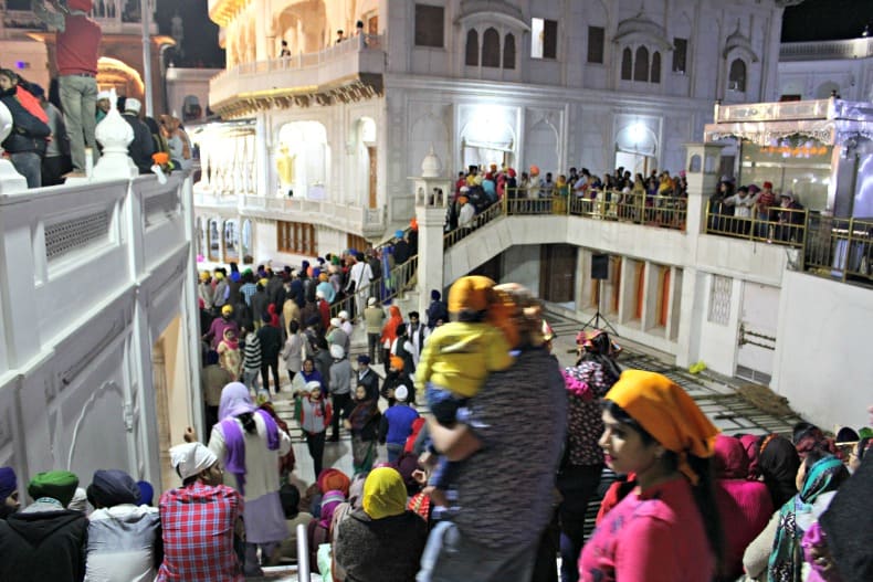 The Golden Temple in Amritsar, India.