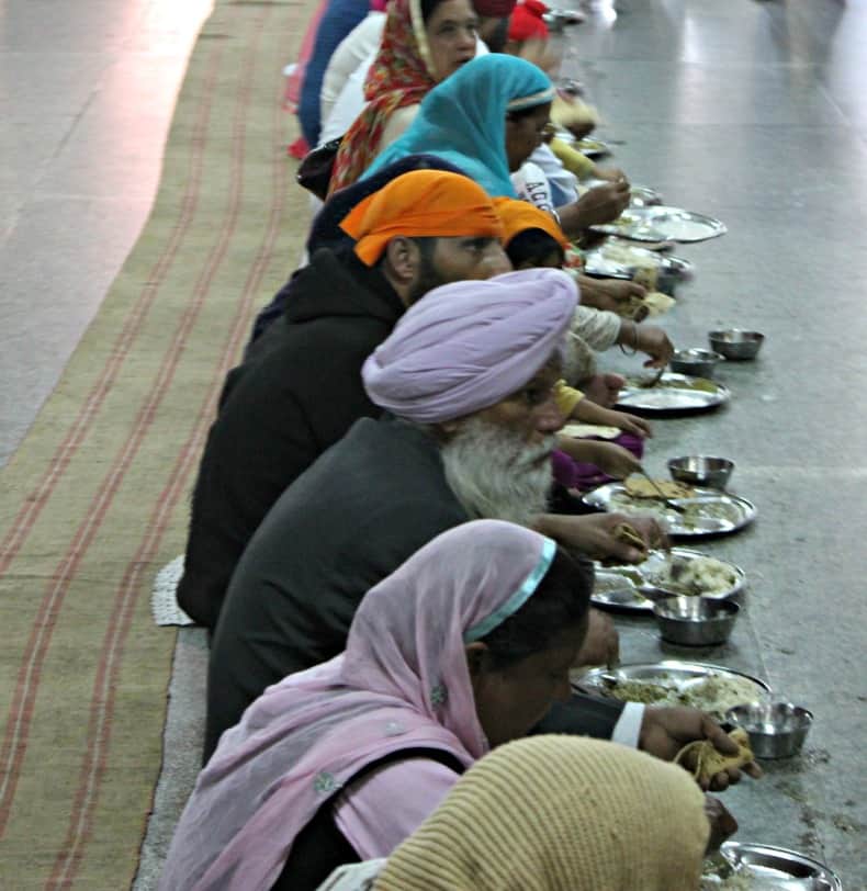 The Golden Temple in Amritsar, India.