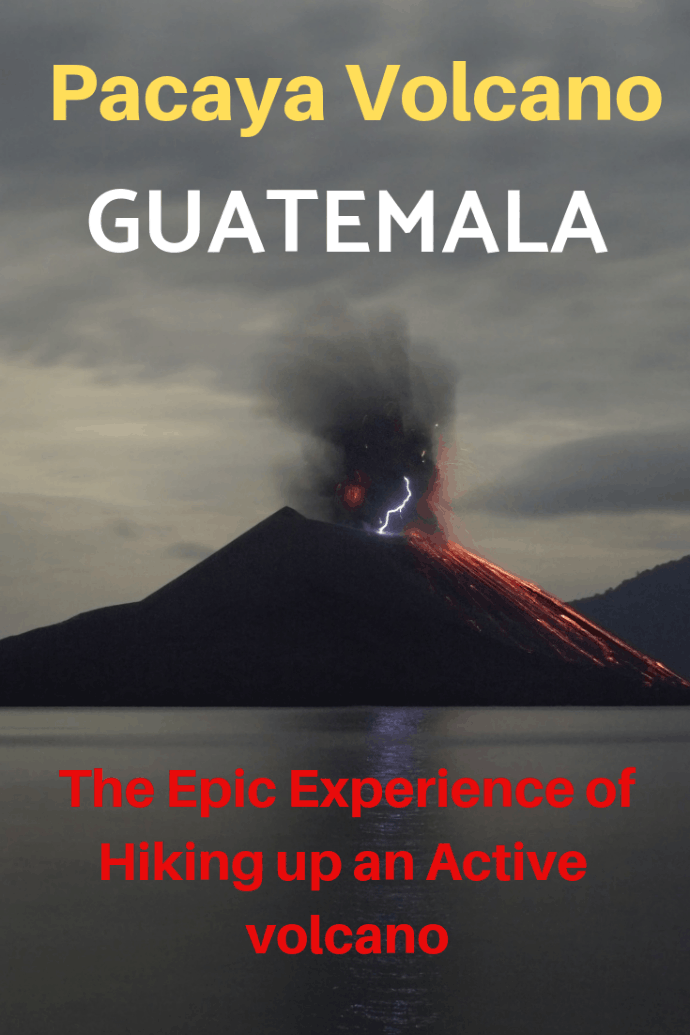 Our family hiked up Pacaya volcano in Guatemala and it was a fantastic experience. The hike was hard in parts, but the panoramic views from the top were worth every step we took. Pacaya Volcano is an active volcano and it was thrilling to be so close to the smoking crater and the hot lava below. Here are some tips and tricks to make your hike the best. #travel #familytravel #Guatemala #Antigua #Pacaya #active #fuegovolcano