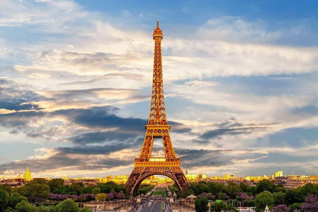 March is best to visit Paris in Europe